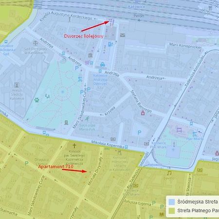 Apartament 710 Διαμέρισμα Κατοβίτσε Εξωτερικό φωτογραφία