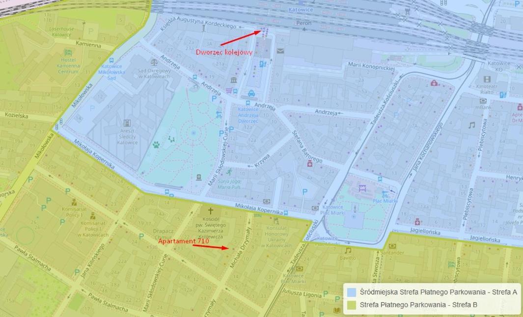 Apartament 710 Διαμέρισμα Κατοβίτσε Εξωτερικό φωτογραφία